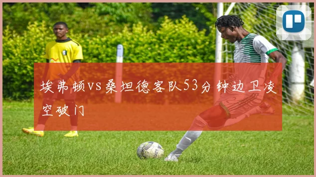 埃弗顿vs桑坦德客队53分钟边卫凌空破门